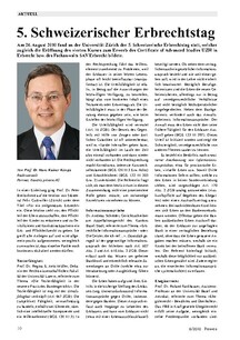 5. Schweizerischer Erbrechtstag